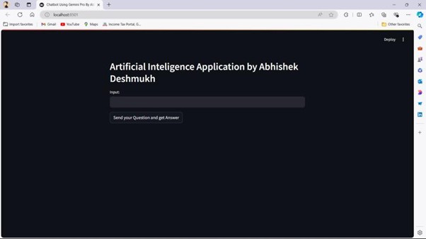 Screenshot of another recent project